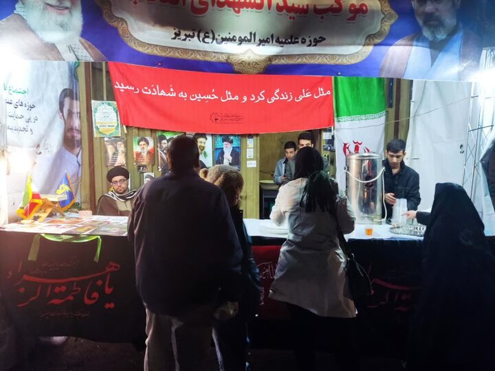 تصاویری از فعالیت طلاب مدرسه علمیه امیرالمومنین(ع) تبریز