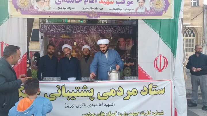 تصاویری از فعالیت طلاب مدرسه علمیه طالبیه تبریز