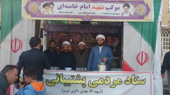 تصاویری از فعالیت طلاب مدرسه علمیه طالبیه تبریز