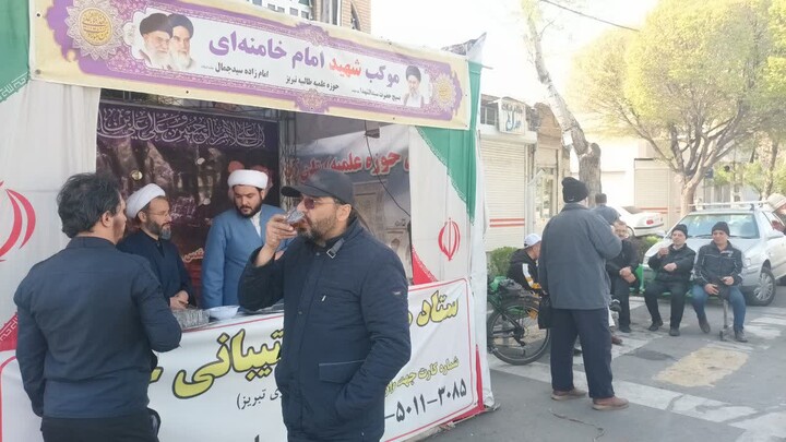 تصاویری از فعالیت طلاب مدرسه علمیه طالبیه تبریز