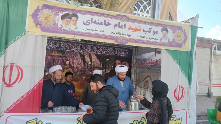 تصاویری از فعالیت طلاب مدرسه علمیه طالبیه تبریز