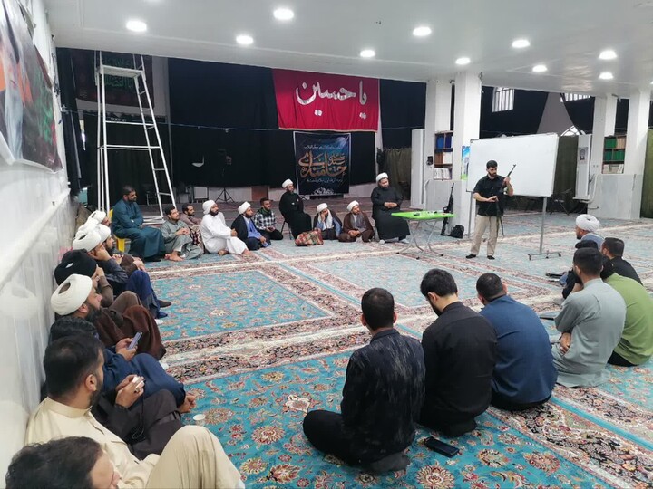 تصاویر/کلاس آموزش نظامی ویژه طلاب مدرسه علمیه ماهشهر