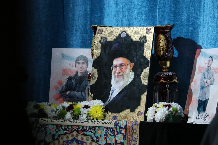 تصاویر/مراسم چهلمین روز شهادت دو شهید نوجوان کرمانی