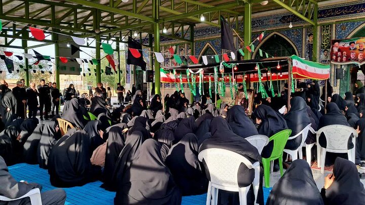 تصاویر/بزرگداشت چهلمین روز عروج شهدای جنگ رمضان یزدل