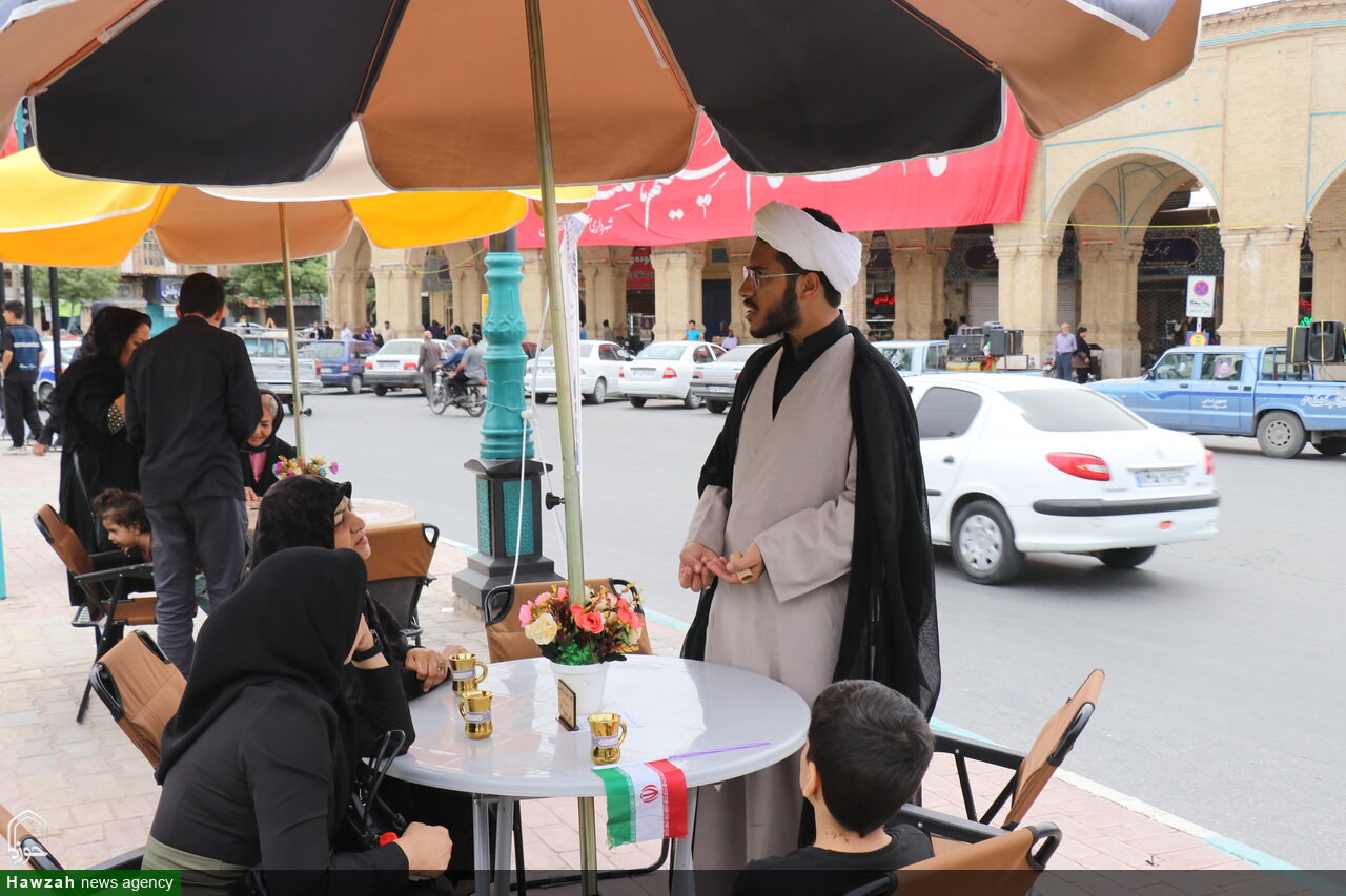تصاویر/ کافه رستوران قرآنی در میدان مشتاق کرمان
