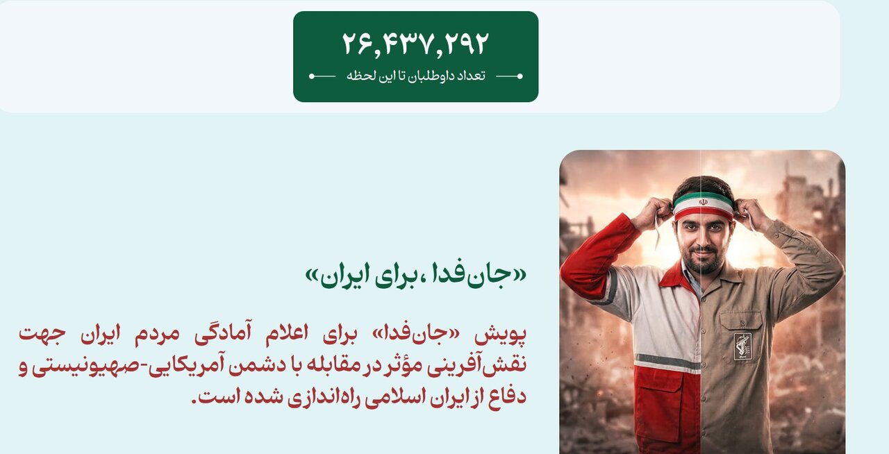 لشکر جان‌فدایان ایران، ۲۶ میلیونی شد