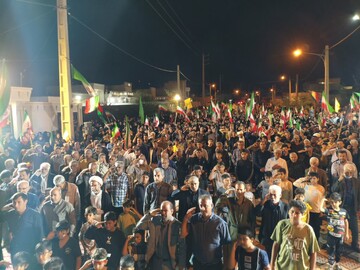 تصاویر/ بزرگداشت سردار شهید اسماعیل احمدی در شهر بنک