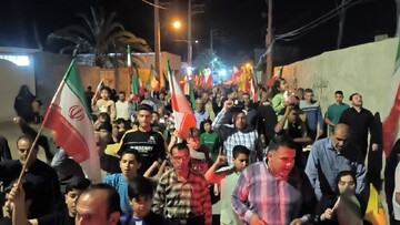 تصاویر/ بیعت مردم روستای آبطویل بوشهر با رهبر انقلاب