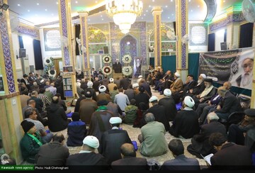 مراسم چهلم ارتحال آیت‌الله جناتی در قم برگزار شد + عکس