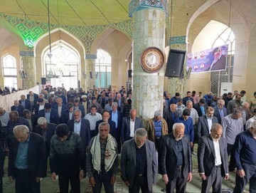 تصاویر/ نماز عبادی سیاسی جمعه شهرستان خاتم