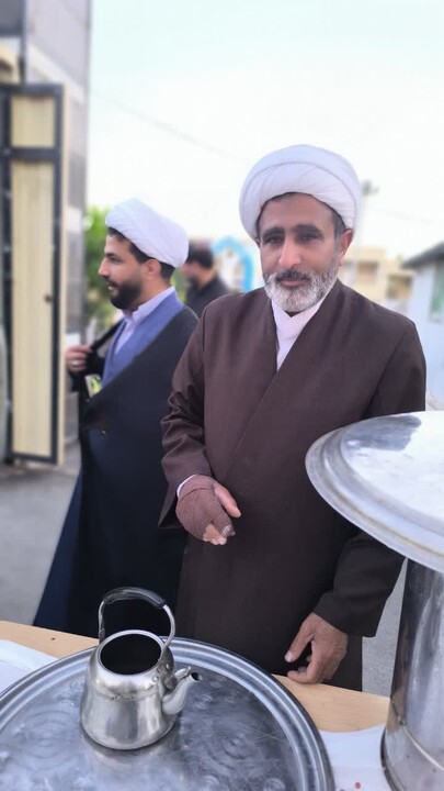 تصاویر/ ایستگاه صلواتی مدرسه علمیه امام صادق جیرفت