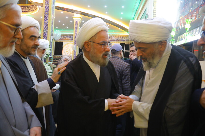 تصاویر / مراسم چهلمین شب ارتحال آیت الله جناتی در قم