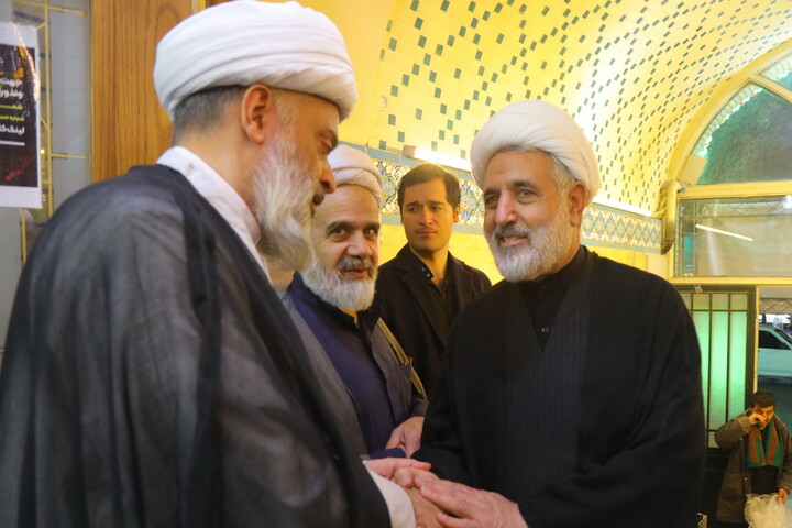 تصاویر / مراسم چهلمین شب ارتحال آیت الله جناتی در قم