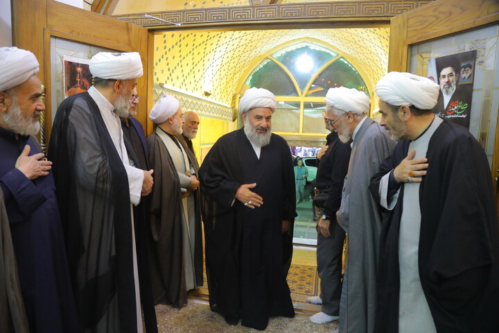 تصاویر / مراسم چهلمین شب ارتحال آیت الله جناتی در قم