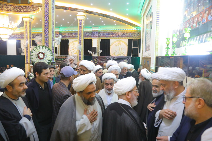 تصاویر / مراسم چهلمین شب ارتحال آیت الله جناتی در قم