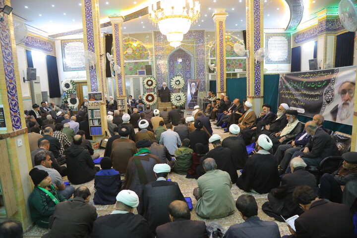 تصاویر / مراسم چهلمین شب ارتحال آیت الله جناتی در قم
