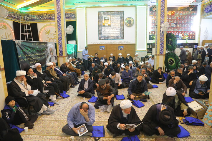 تصاویر / مراسم چهلمین شب ارتحال آیت الله جناتی در قم