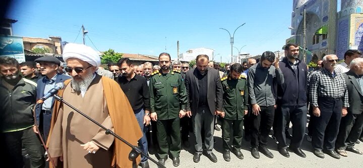 تصاویر/ تشییع مادر شهید محمد دهقان سراجی در محله سراج کلای شهرستان قائمشهر