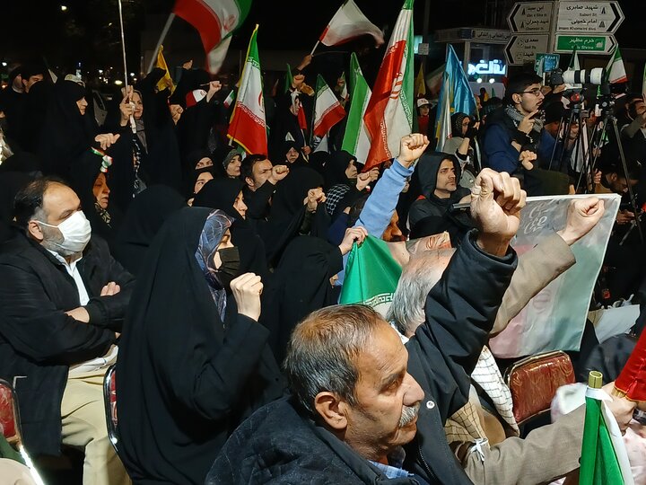 تصاویر/ اجتماع مردمی لبیک سید مجتبی خامنه ای شکریه پاکستان