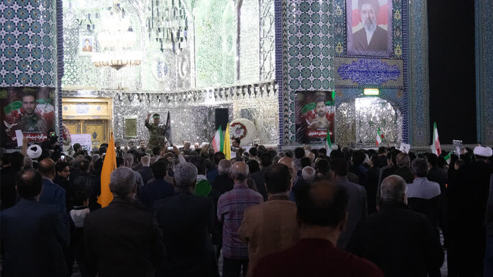 تصاویر/ چهل و هفتمین تجمع مردمی آران و بیدگل همراه مراسم یادبود شهدای اقتدار در نجف ایران