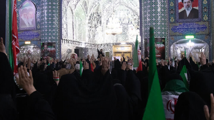 تصاویر/ چهل و هفتمین تجمع مردمی آران و بیدگل همراه مراسم یادبود شهدای اقتدار در نجف ایران