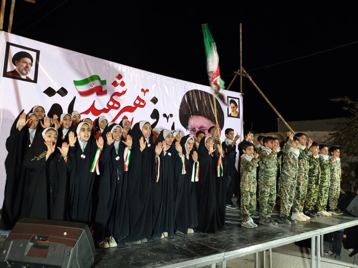 تصاویر/ بزرگداشت سردار شهید اسماعیل احمدی در شهر بنک