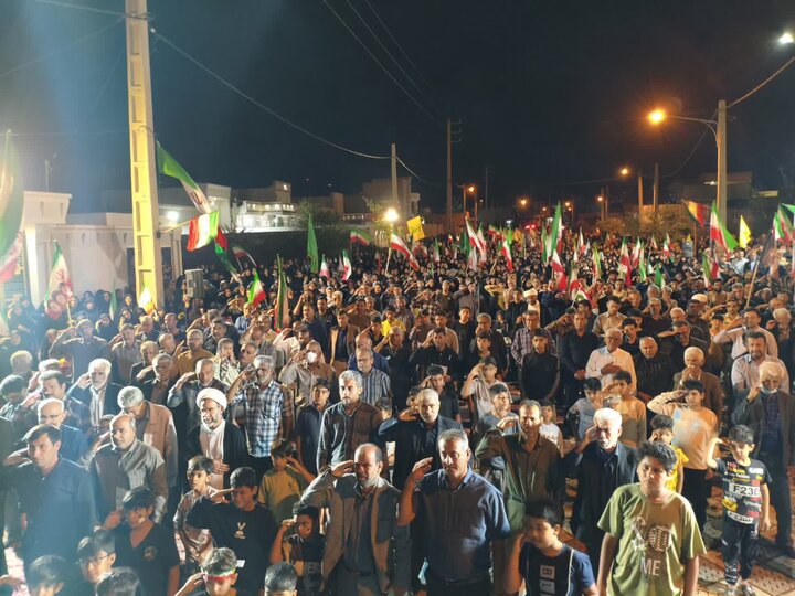 تصاویر/ بزرگداشت سردار شهید اسماعیل احمدی در شهر بنک