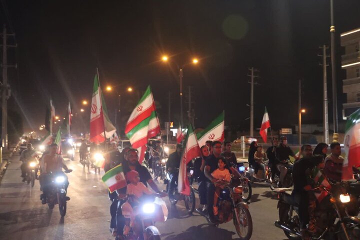 تصاویر/ رژه خودرویی در کنگان
