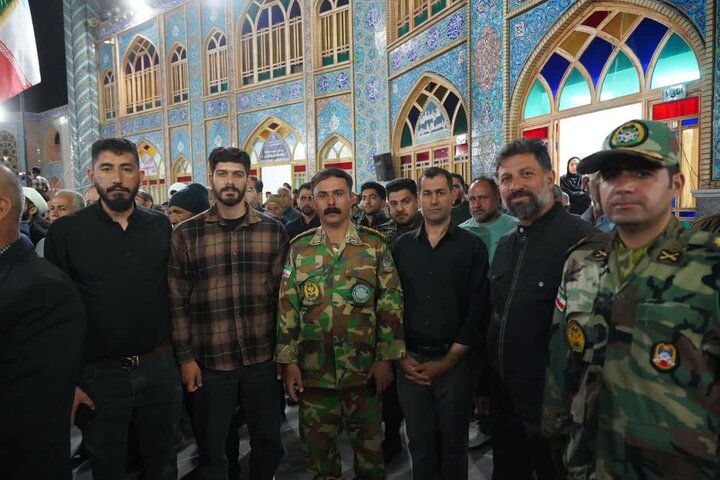 تصاویر/گرامیداشت شهدای جنگ رمضان گروه ۸۴۰ موشکی نزاجا بمناسبت روز ارتش درآران وبیدگل