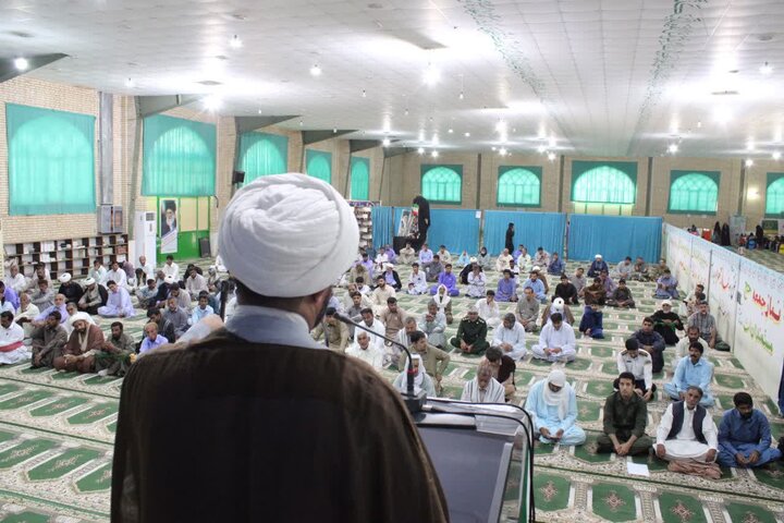 تصاویر/ آیین عبادی سیاسی نماز جمعه شهرستان دلگان