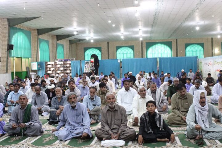 تصاویر/ آیین عبادی سیاسی نماز جمعه شهرستان دلگان