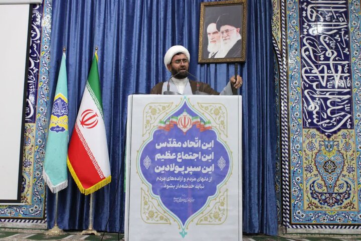 تصاویر/ آیین عبادی سیاسی نماز جمعه شهرستان دلگان