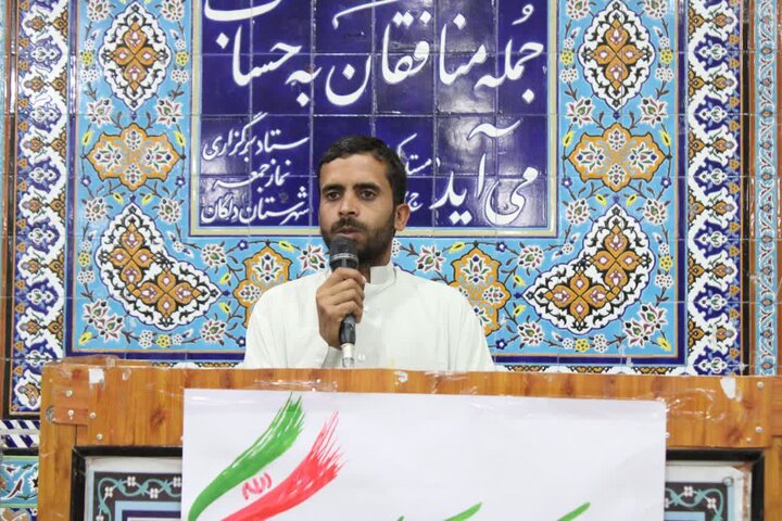 تصاویر/ آیین عبادی سیاسی نماز جمعه شهرستان دلگان