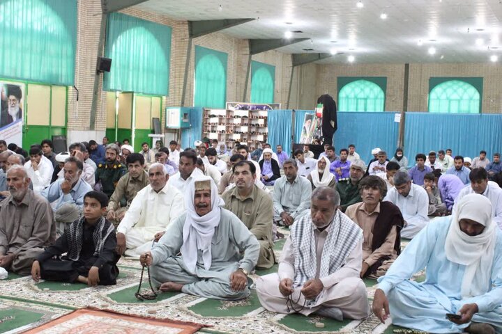 تصاویر/ آیین عبادی سیاسی نماز جمعه شهرستان دلگان