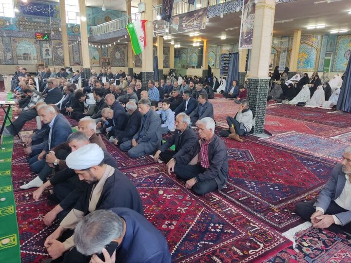 تصاویر/ نماز عبادی سیاسی جمعه جوشقان قالی