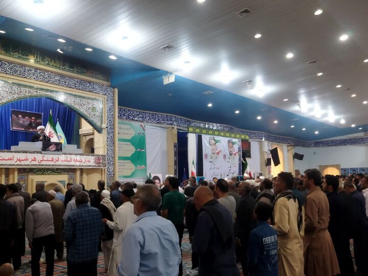 تصاویر/ آیین عبادی سیاسی نماز جمعه شهرستان زابل