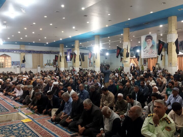تصاویر/ آیین عبادی سیاسی نماز جمعه شهرستان زابل