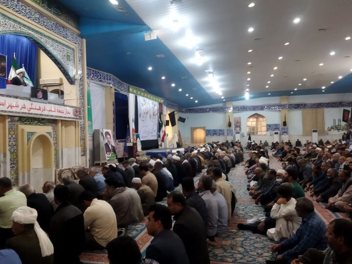 تصاویر/ آیین عبادی سیاسی نماز جمعه شهرستان زابل