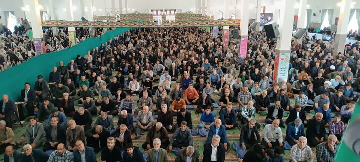 تصاویر/اقامه نماز عبادی سیاسی جمعه در ساوه