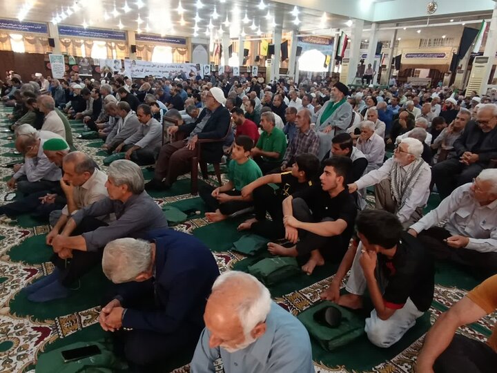 نمازجمعه امروز شهر بوشهر به روایت تصاویر