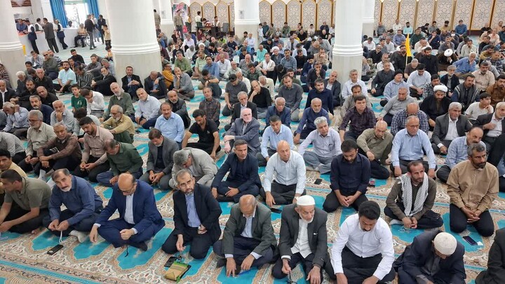 نماز جمعه جم به روایت تصویر