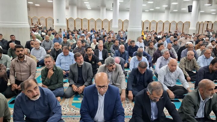 نماز جمعه جم به روایت تصویر