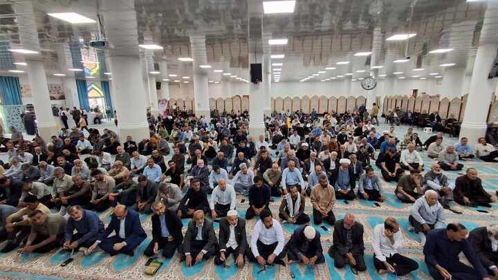 نماز جمعه جم به روایت تصویر