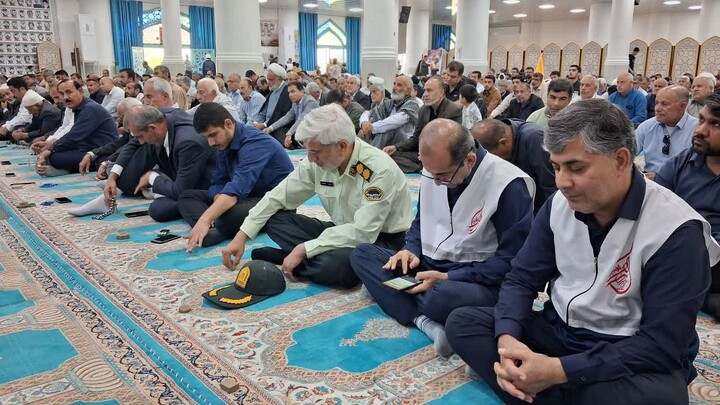 نماز جمعه جم به روایت تصویر