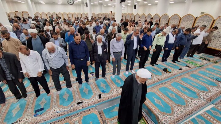 نماز جمعه جم به روایت تصویر