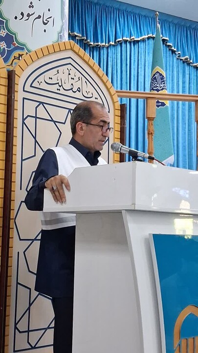 نماز جمعه جم به روایت تصویر