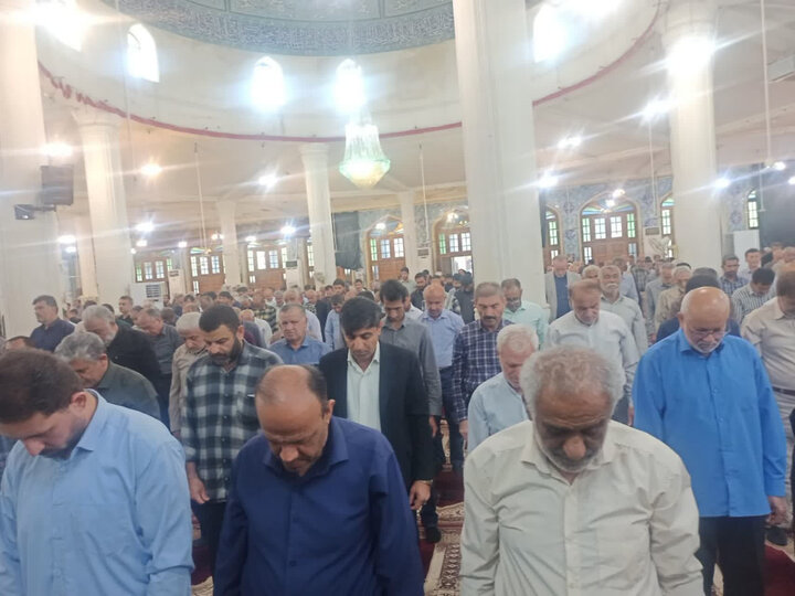 تصاویر/ آیین عبادی سیاسی نمازجمعه امروز برازجان