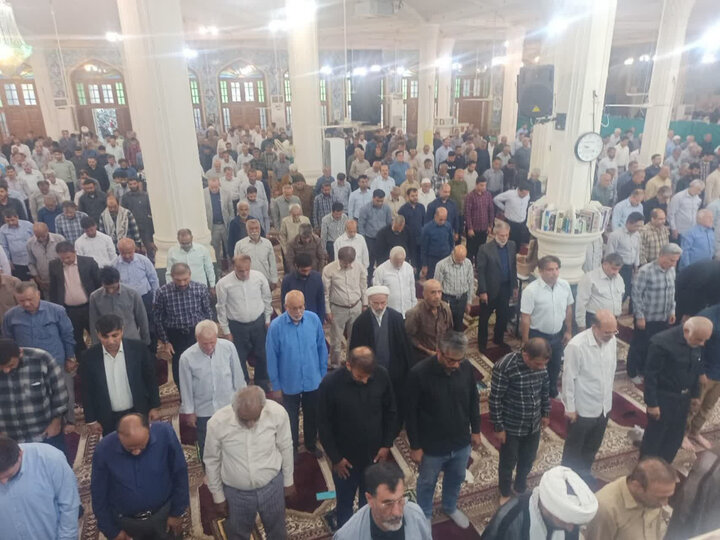 تصاویر/ آیین عبادی سیاسی نمازجمعه امروز برازجان
