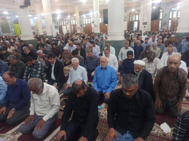 تصاویر/ آیین عبادی سیاسی نمازجمعه امروز برازجان