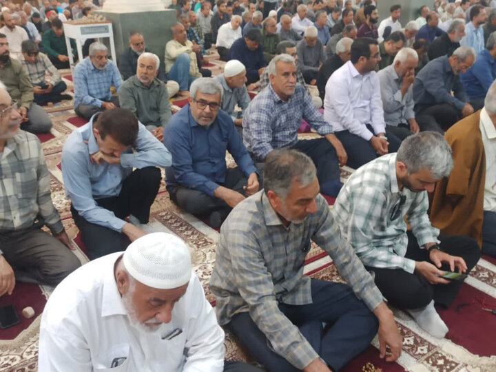 تصاویر/ آیین عبادی سیاسی نمازجمعه امروز برازجان